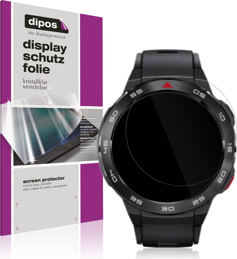 6x Schutzfolie für Xiaomi Mibro GS Pro 1.4 Zoll klar Displayschutzfolie Folie Display Schutz dipos