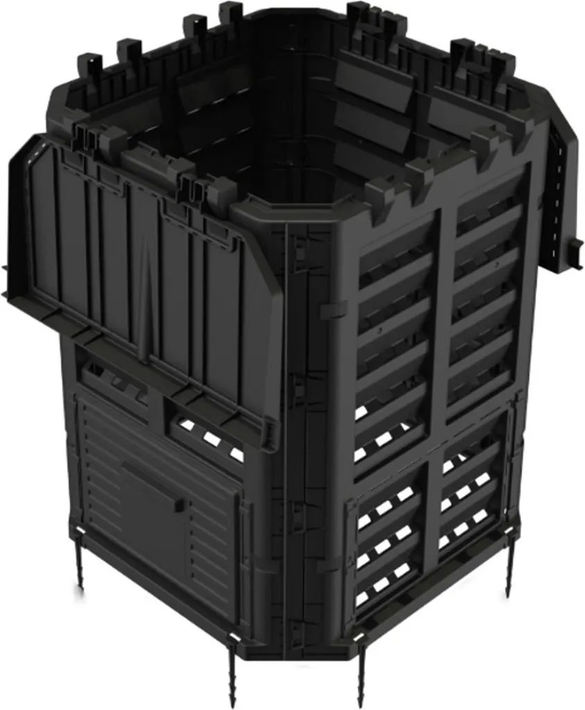 Composteur Domestique 300L ROJAPLAST pour Recycler vos Déchets de Jardin