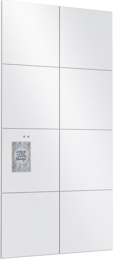DEQORI Wandspiegel puzzle 60x120 cm, magnetisch mehrteilig Spiegel Ganzkörperspiegel XXL