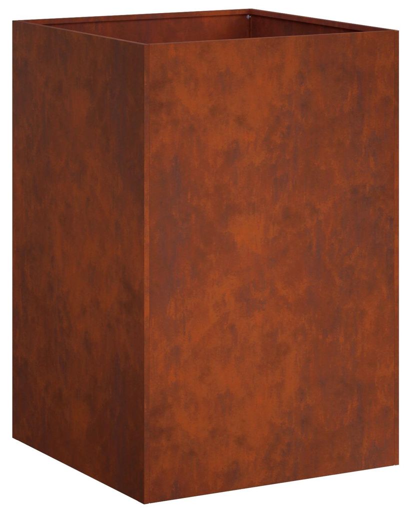 vidaXL Pot de jardin d'extérieur, aspect rouille, 40 x 40 x Image du produit 