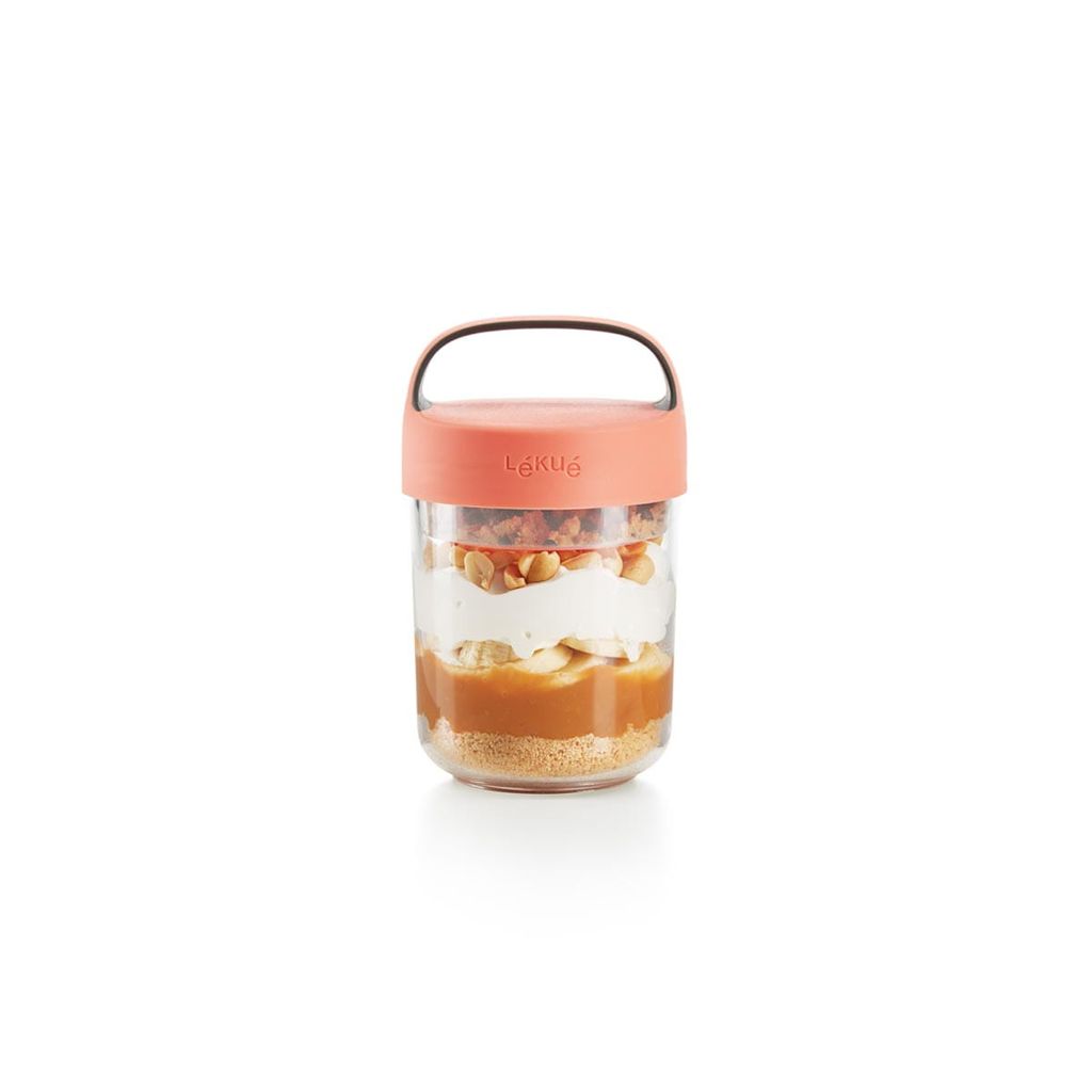 Nádoba JAR TO GO růžová 400 ml / Lekue Obrázek produktu 