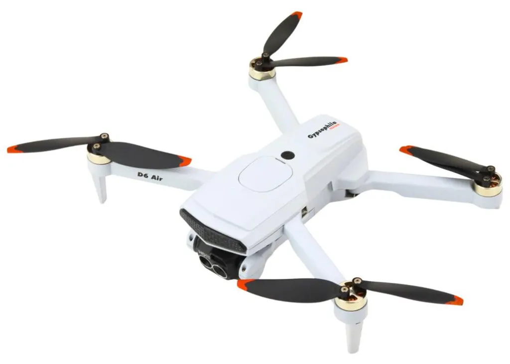 Mini Drone de Loisir D6 Pro Caméra Intégrée et Éclairage LED Pilotage App