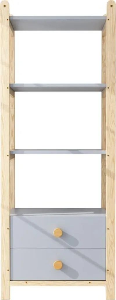 Étagère de rangement robuste 2 tiroirs pour optimiser les petits espaces