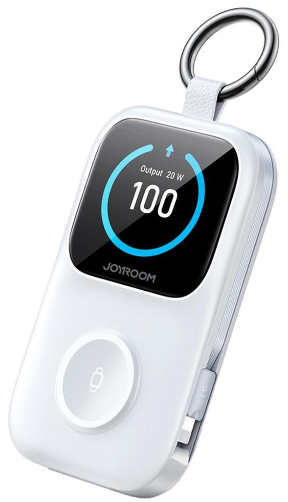Joyroom JR-W19 Powerbank 5000mAh USB-C Lightning Wirless für Smartwatch Schnellladegerät für iPhone & Apple Watch Samsung & Galaxy Watch Google ...