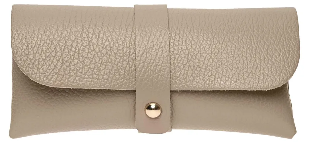 Roberta M Étui à Lunettes SS26 RM 1013 Fango - Protection Luxe en Cuir