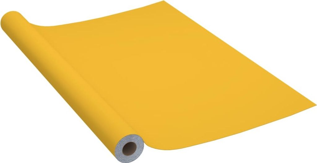 Selbstklebende Möbelfolie Hochglanz-Golden 500x90 cm PVC