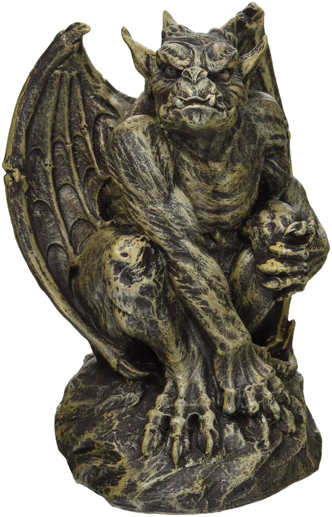 Déco extérieure gargouille Silas personnage protecteur pour terrasse