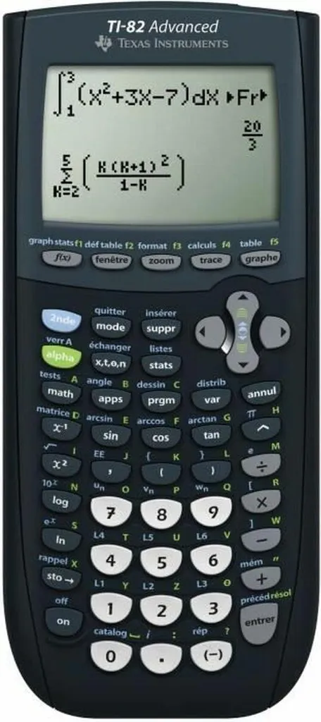 Calculatrice scientifique Texas Instruments Noir pour Études Supérieures