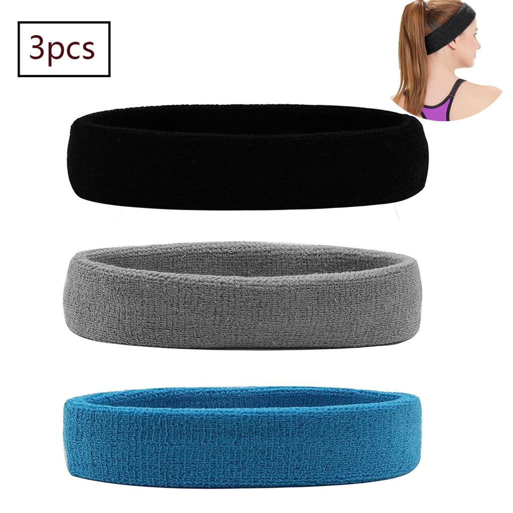 Sharplace Sport Stirnband Unisex Schweißbänder Sport Kopfband aus Polyester für Laufen 