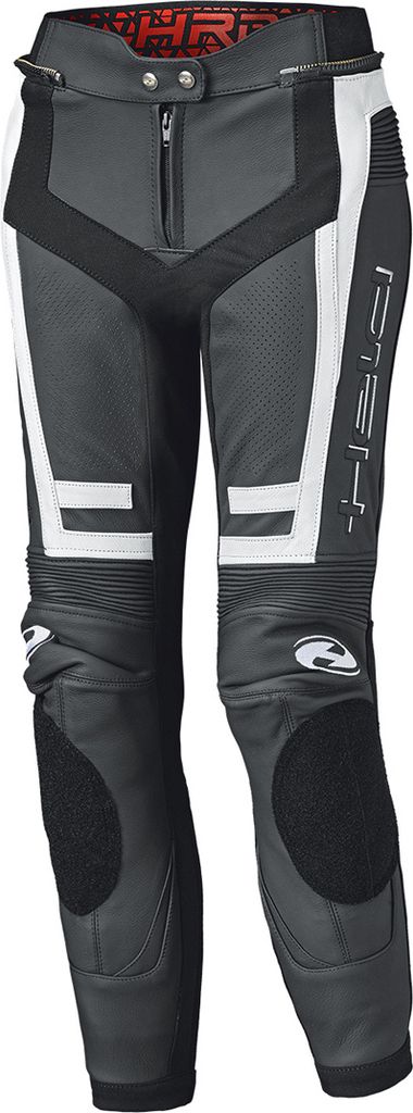 Held Rocket 3.0 Damen Motorrad Lederhose, schwarz/weiß, 42