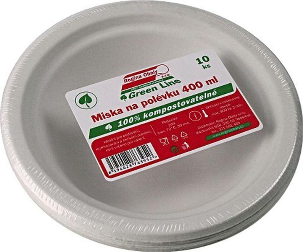 Suppenschüssel 400ml Fruchtfleisch (10 Stück) Einweg