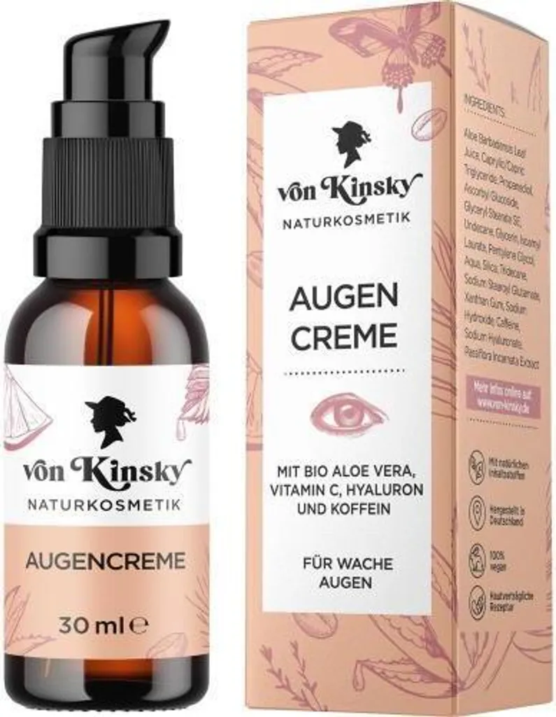 Von Kinsky Crema Occhi Bio 30ml: Il Rimedio Naturale per le Borse