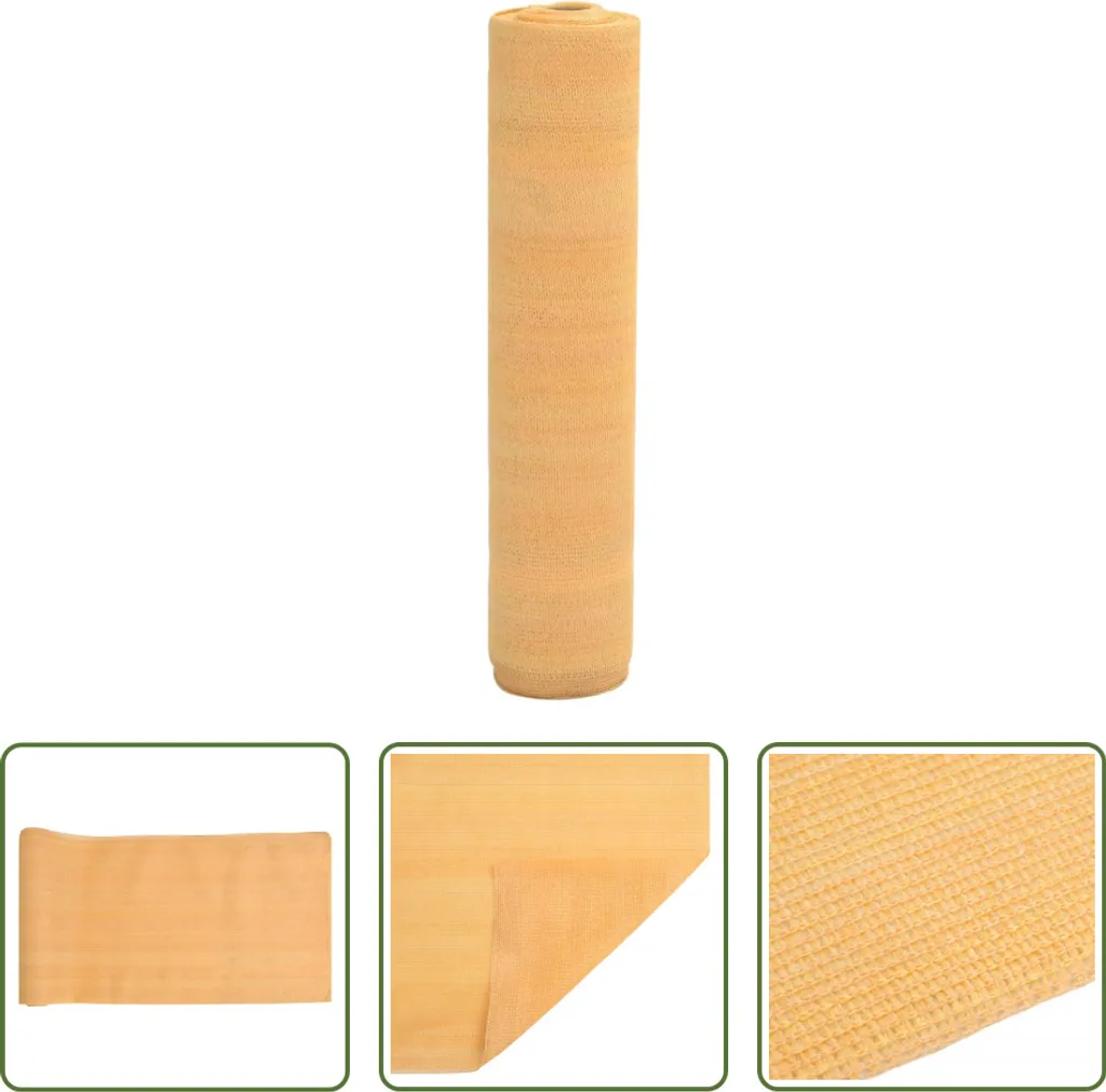 Rete Privacy 1x25 m HDPE Sabbia 150g/m² | Recinzione Resistente Antistrappo