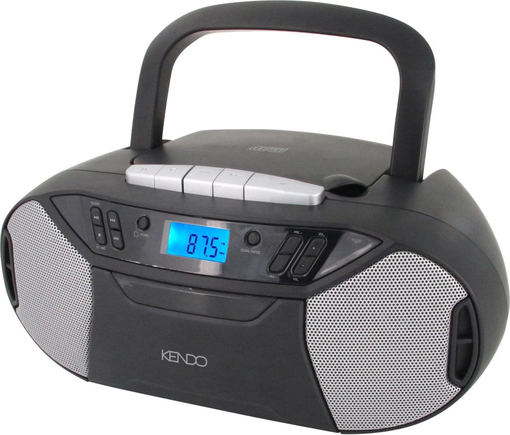 Kendo Boombox 24EX CD-Kassettenspieler - LCD-Display Produktbild 