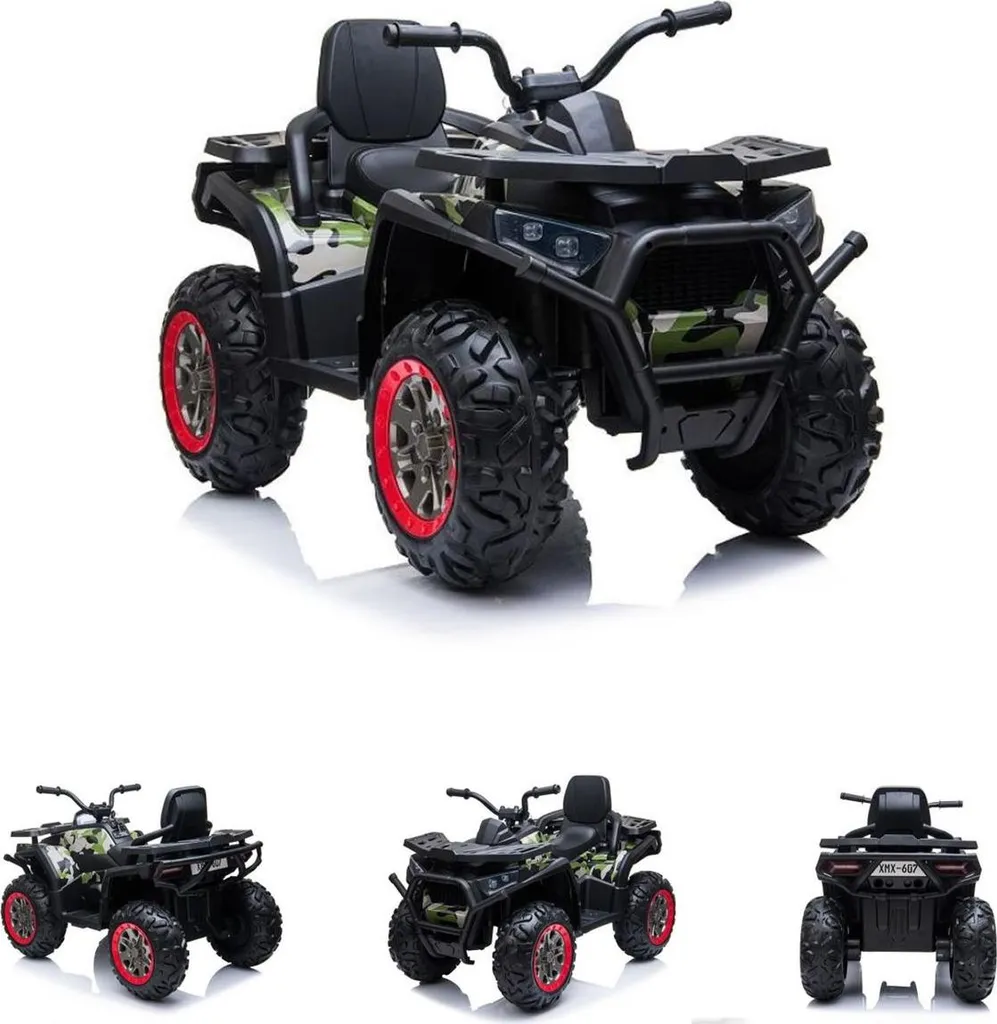 Quad Enfant Stable et Puissant 12V Vert : Fini les Pannes de Batterie