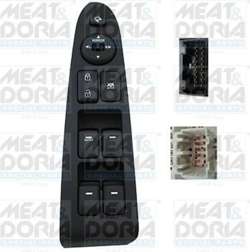 Bouton de Lève-Vitre Électrique 935703W400WK compatible Kia Sportage AS