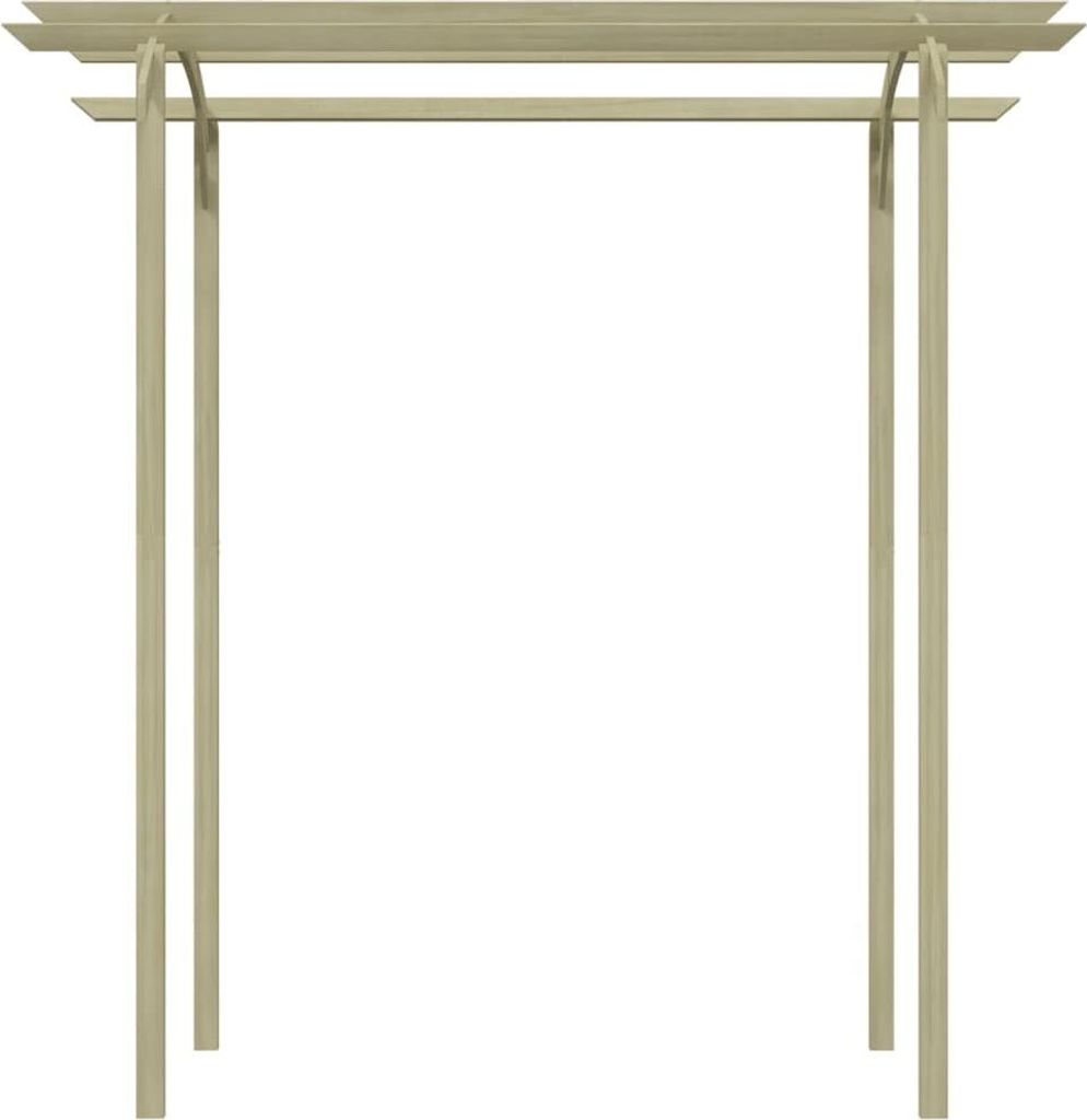 vidaXL Záhradná pergola z impregnovaného borovicového dreva Obrázok produktu 