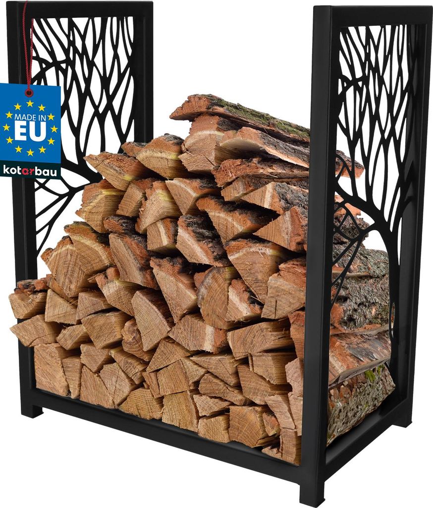 KOTARBAU® Range Bûche Intérieur Acier Revêtu Poudre 50 x 30 Image du produit 