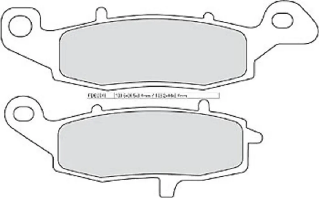 Plaquettes de frein frittées Ferodo FDB 2048 XRAC Sinter de Compétition