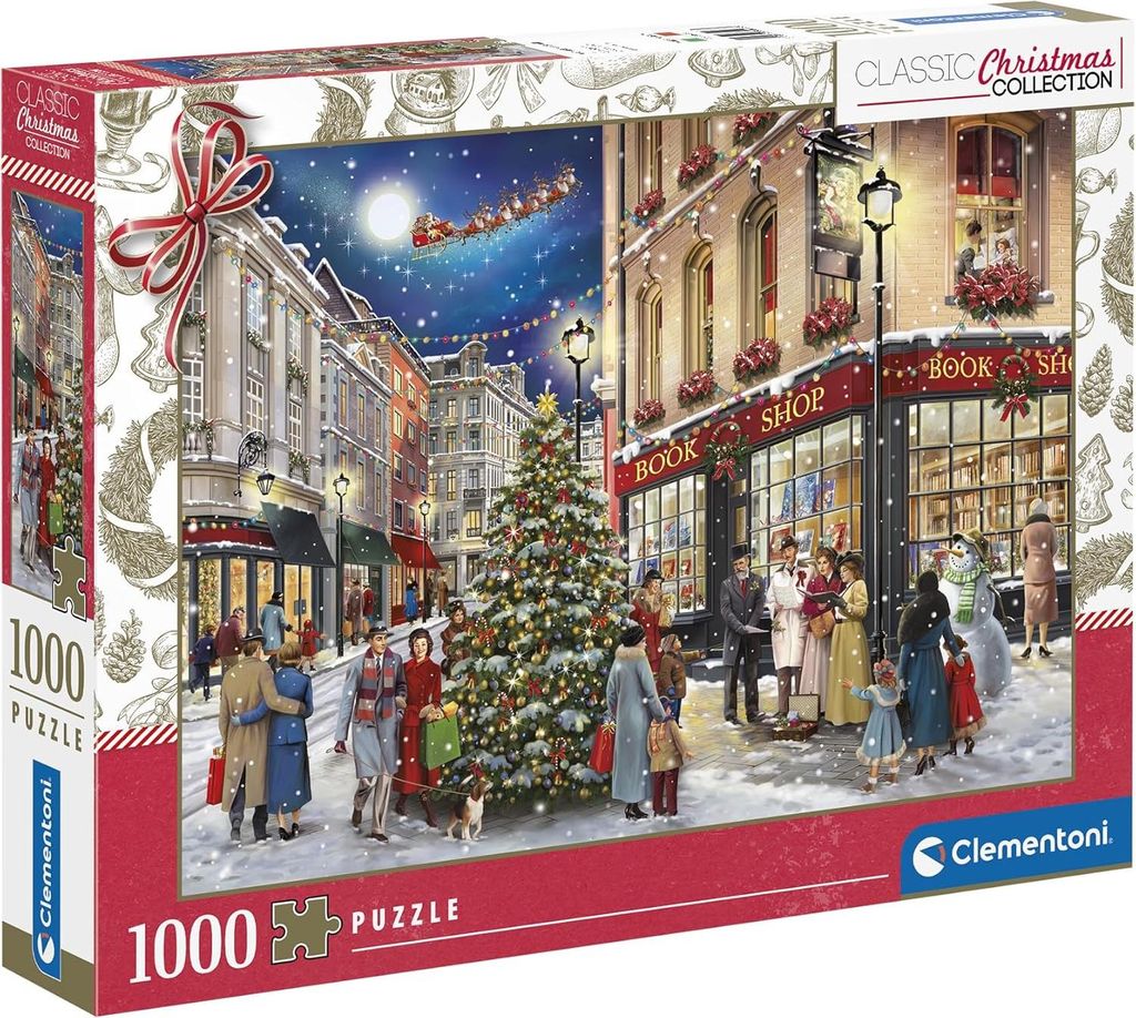 CLEMENTONI 1000 el. Classic Christmas Collection 81498 Produktbild 