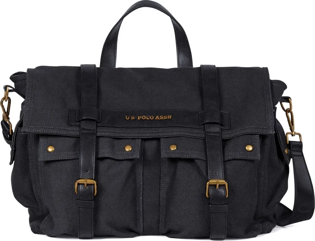 U.S. POLO ASSN. Sac Bandoulière Lubbock Messenger Black pour Homme