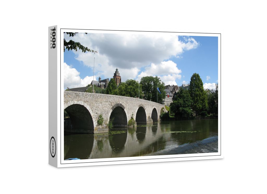 raxxa Premium-Puzzle "Alte Lahnbrücke in Wetzlar", 1000 Teile