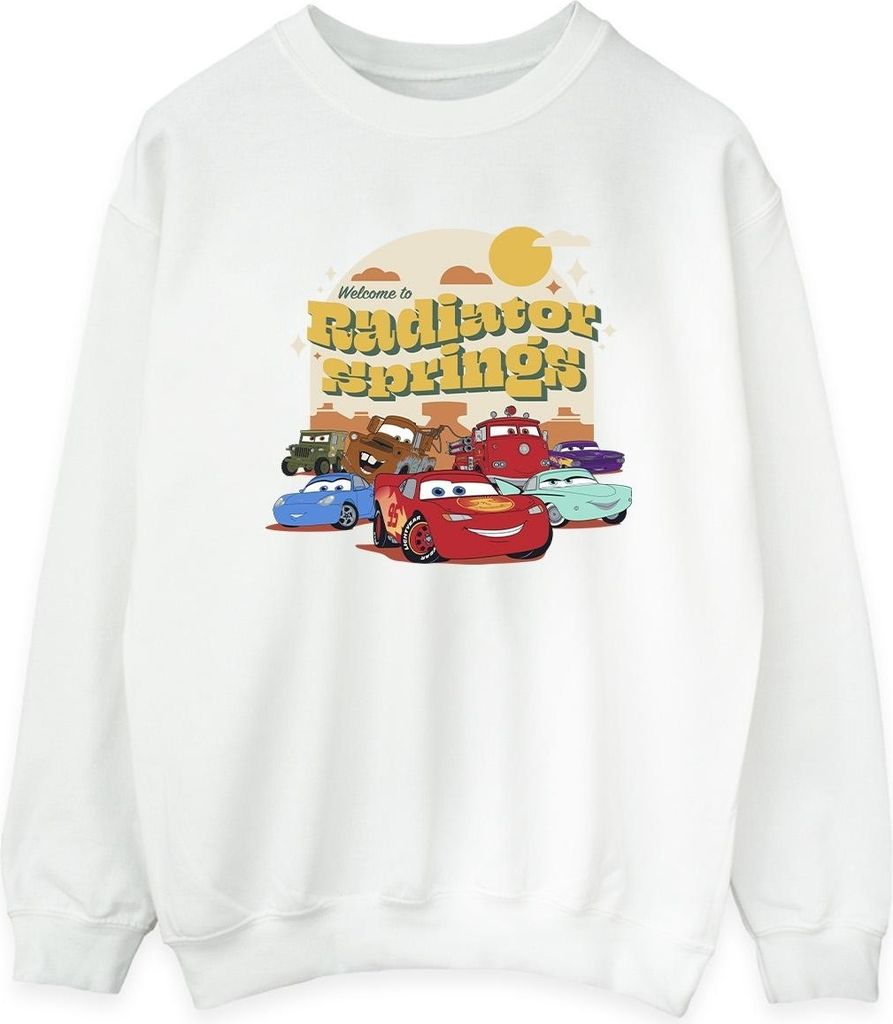Disney - "Cars Radiator Springs" Sweatshirt für Damen BI12009 (XXL) (Weiß)
