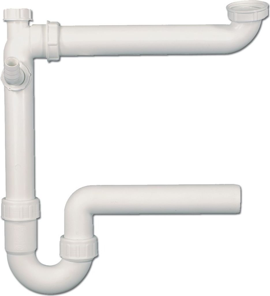 Siphon 1 1/2"x50mm weiß