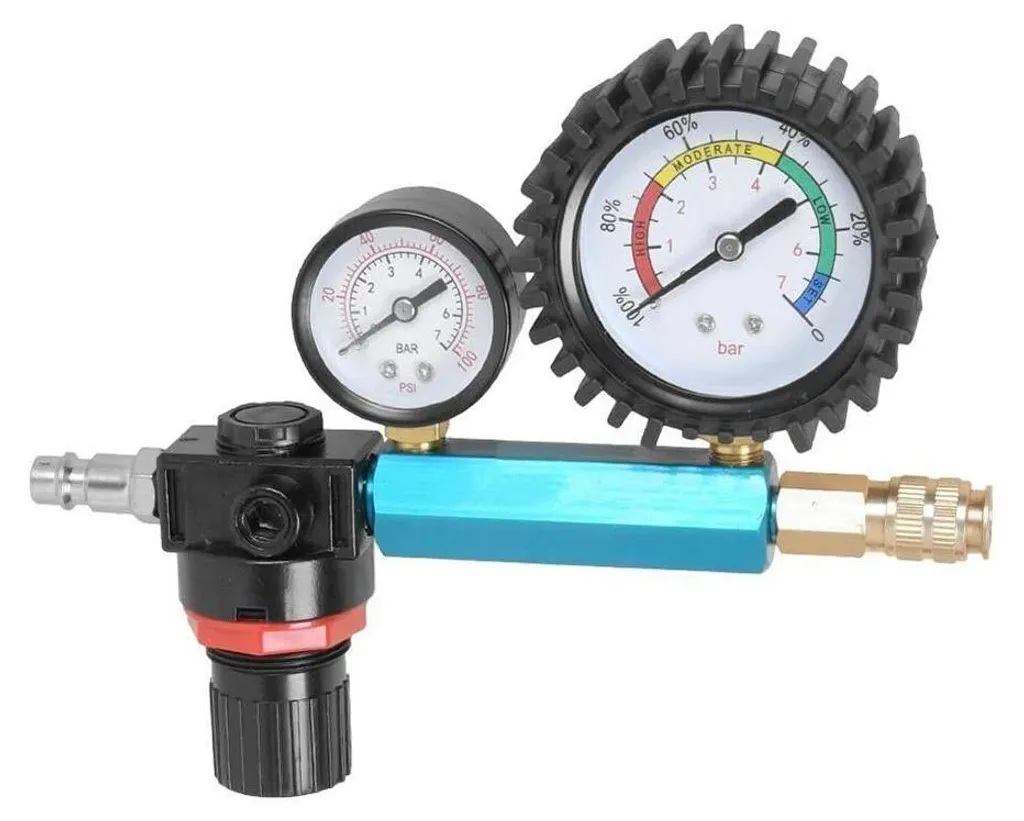 Testeur de compression moteur essence et diesel avec mallette jaune - 6