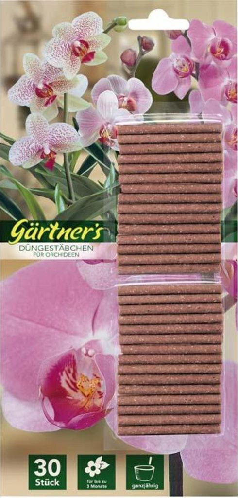 Gärtner´s Düngestäbchen Orchideen, 30 Stück Produktbild 