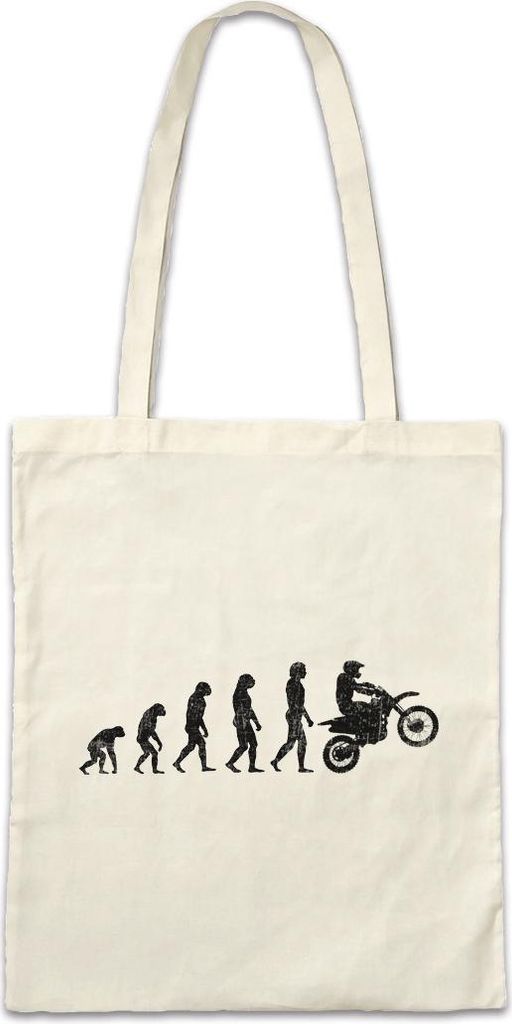 Urban Backwoods Motocross Evolution, Stofftasche, Farbe: Beige