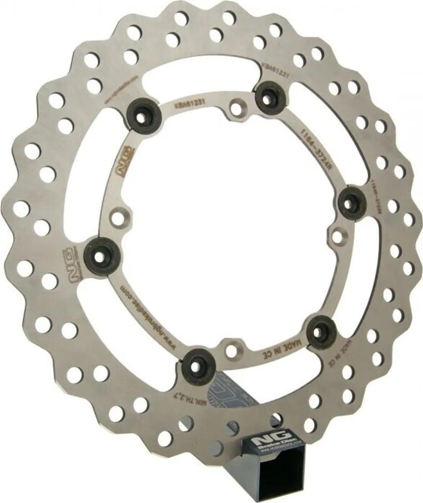 Disque de frein anti-vibration NG 1164X pour Husqvarna et Beta Supermotard