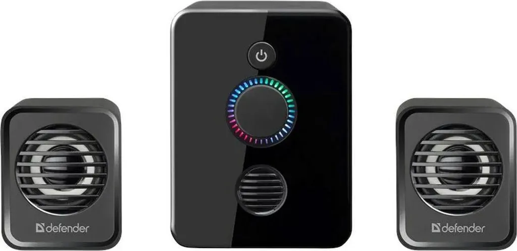 Defender V12 Altoparlante Nero USB 11W | Audio PC Stereo con Subwoofer