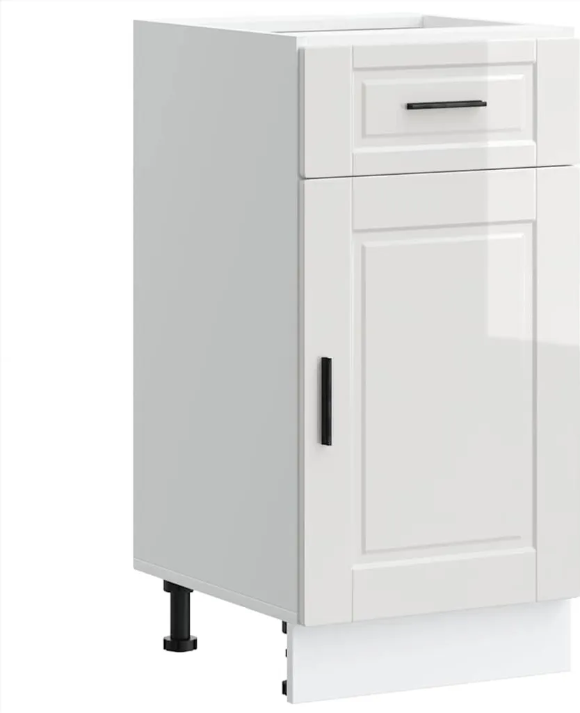 Base Cucina Porto Bianco Lucido vidaXL | Mobile Sottolavello Moderno