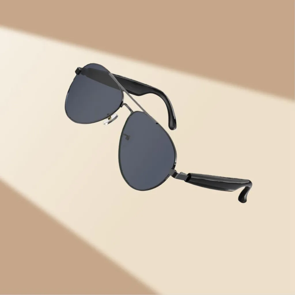 Lunettes Bluetooth INF son sans fil et appels mains libres Pack de 2 Gris - 3