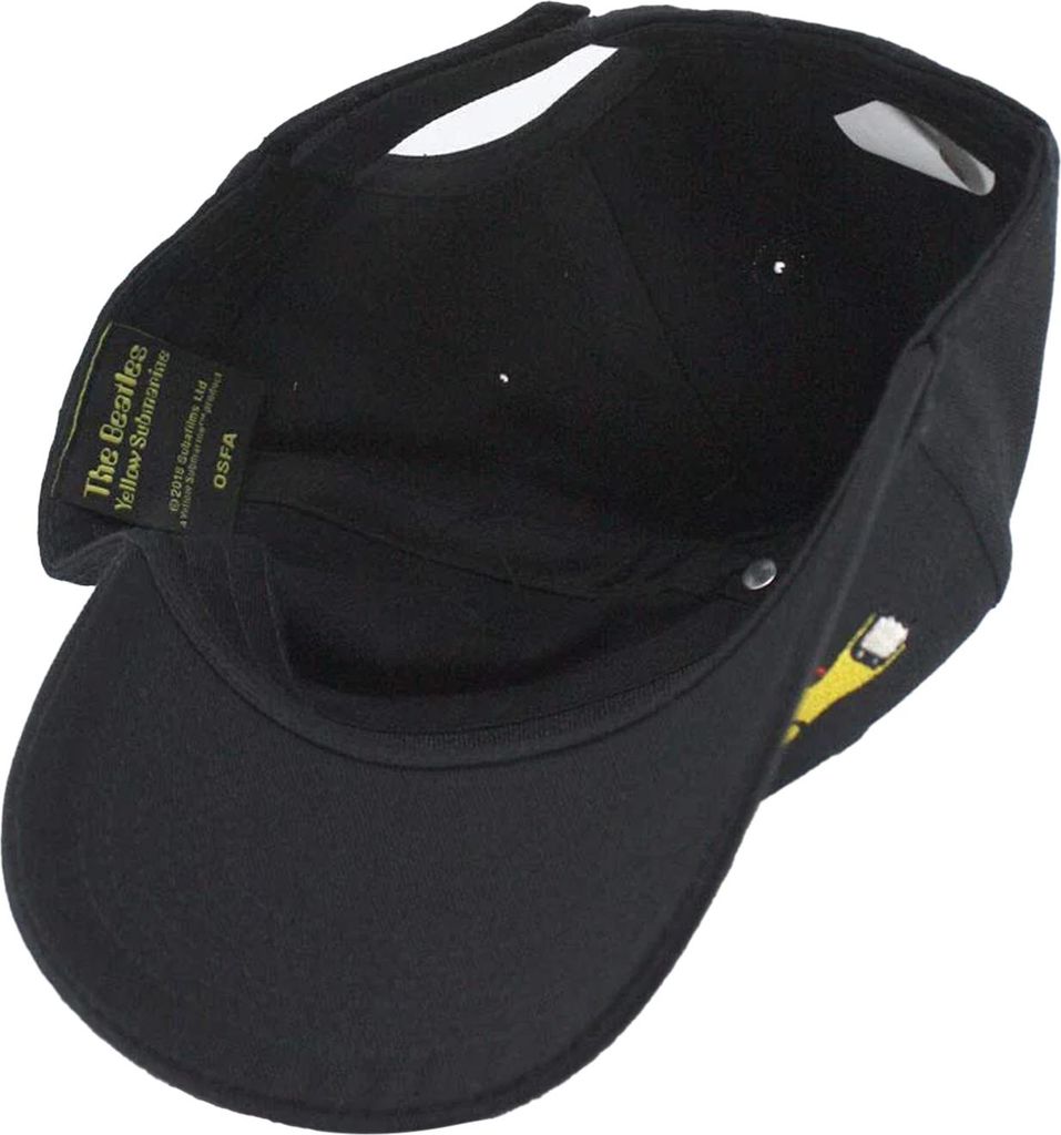 Casquette Baseball The Beatles Yellow Submarine - Noir - 100% Coton - Licence Officielle