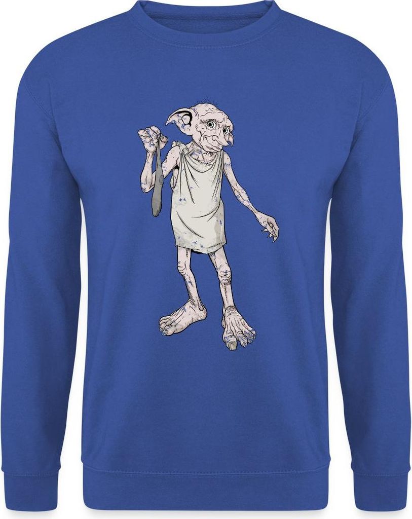 Spreadshirt Harry Potter Dobbys Geschenk Uni Pullover, XXL, Royalblau