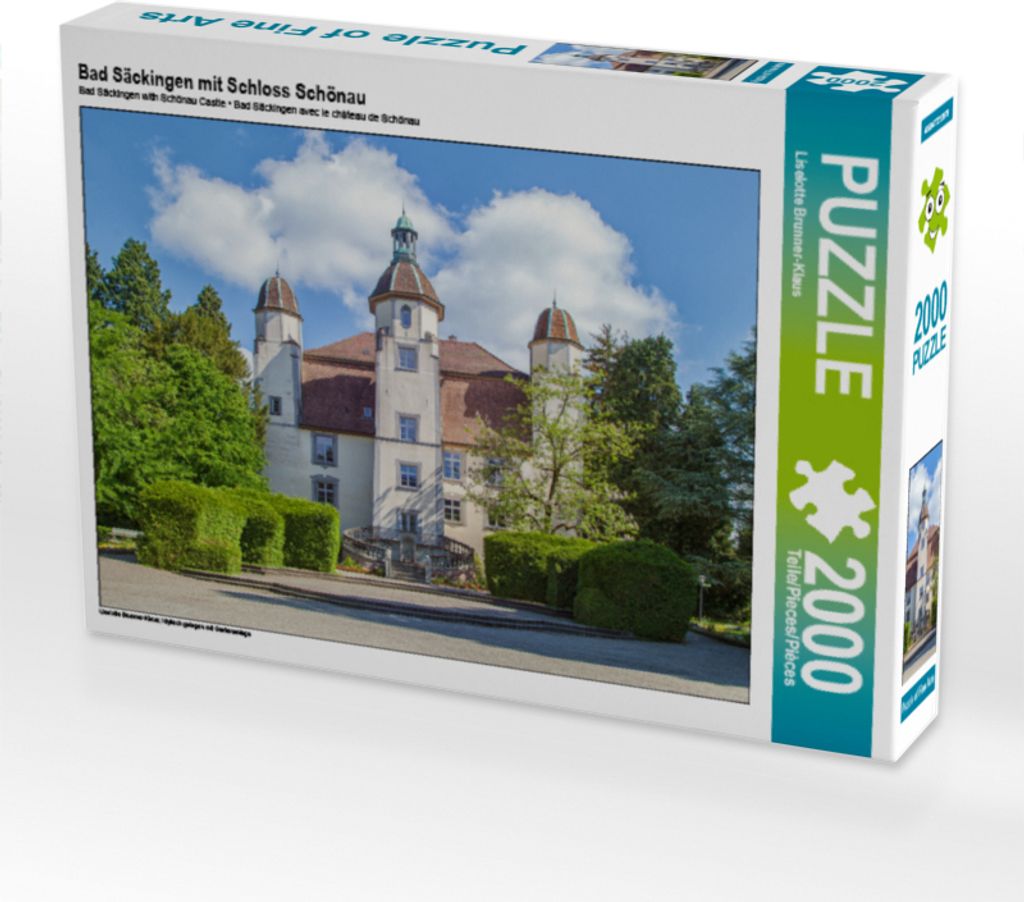CALVENDO Puzzle Bad Säckingen mit Schloss Schönau | 2000 Produktbild 