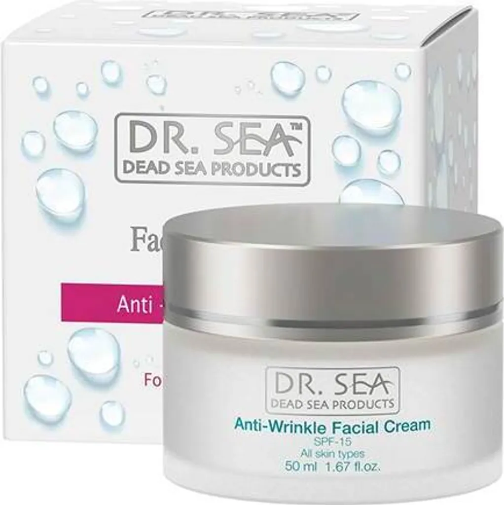 Crème de jour anti-rides SPF15 hydratante pour routine beauté quotidienne
