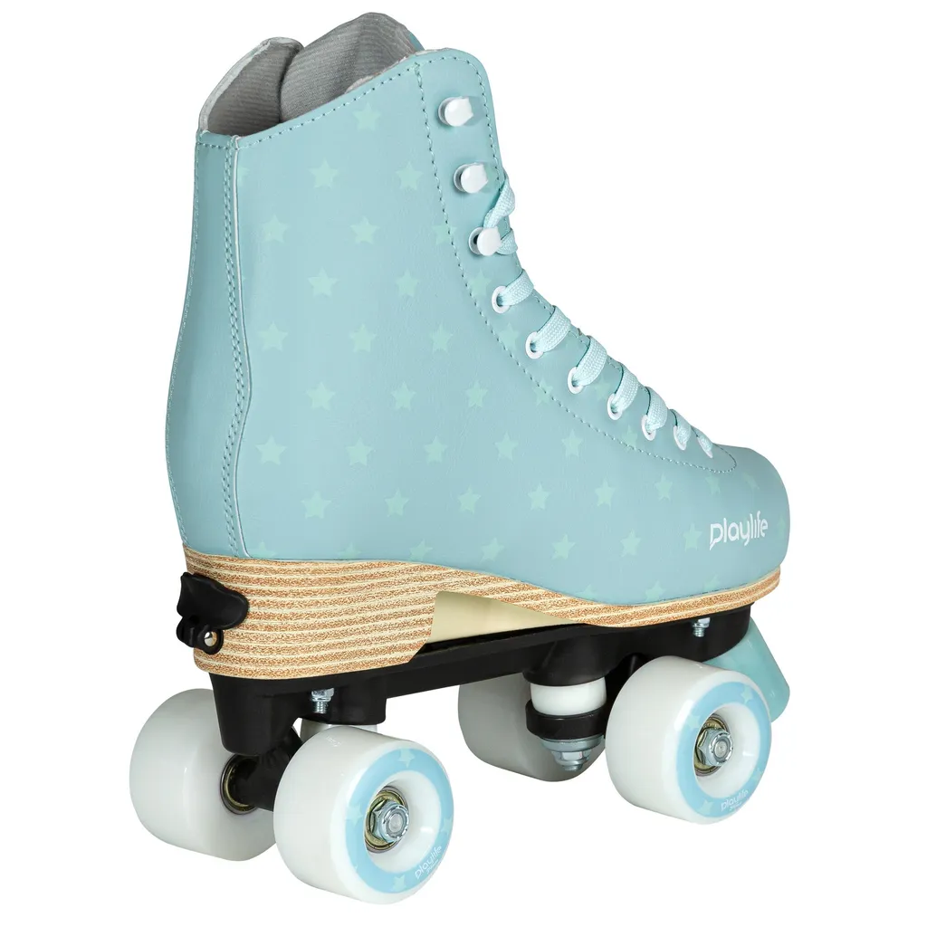 Rollers Quad Playlife Classic Bleu Ciel avec Pointure Ajustable 39 à 42 - 2