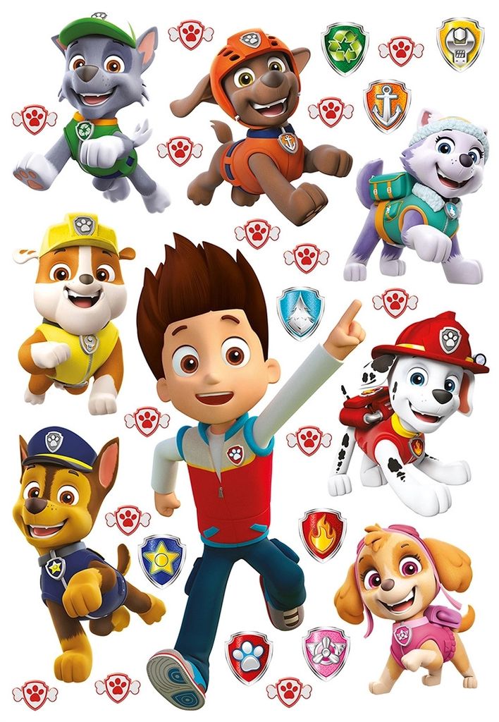 AG Design Wandstickers Paw Patrol, 42.5 x 65 cm Produktbild 