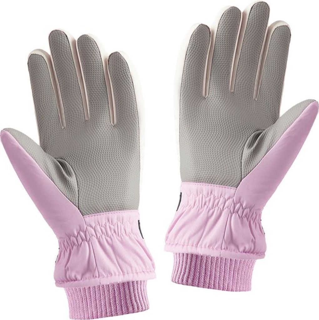 Schneehandschuhe Gre L 1 Paar Winterhandschuhe Kinder Rosa Gre L   Winddicht Warm Skihandschuhe Thermofleece