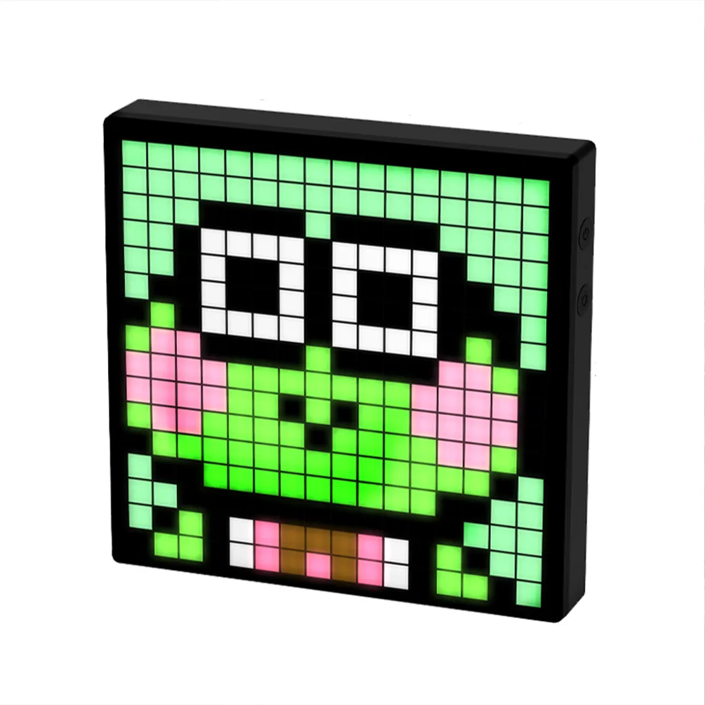 INF Écran Pixel LED Programmable Noir avec Animation et Texte Personnalisé