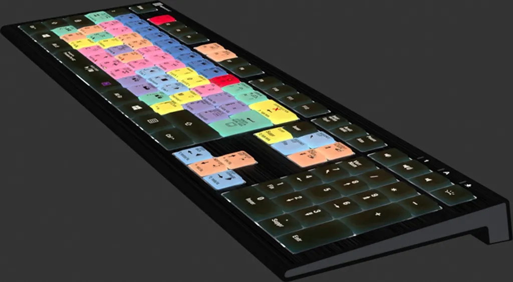 Clavier Rétroéclairé LED Touches Ciseaux Logickeyboard et Souris USB PC