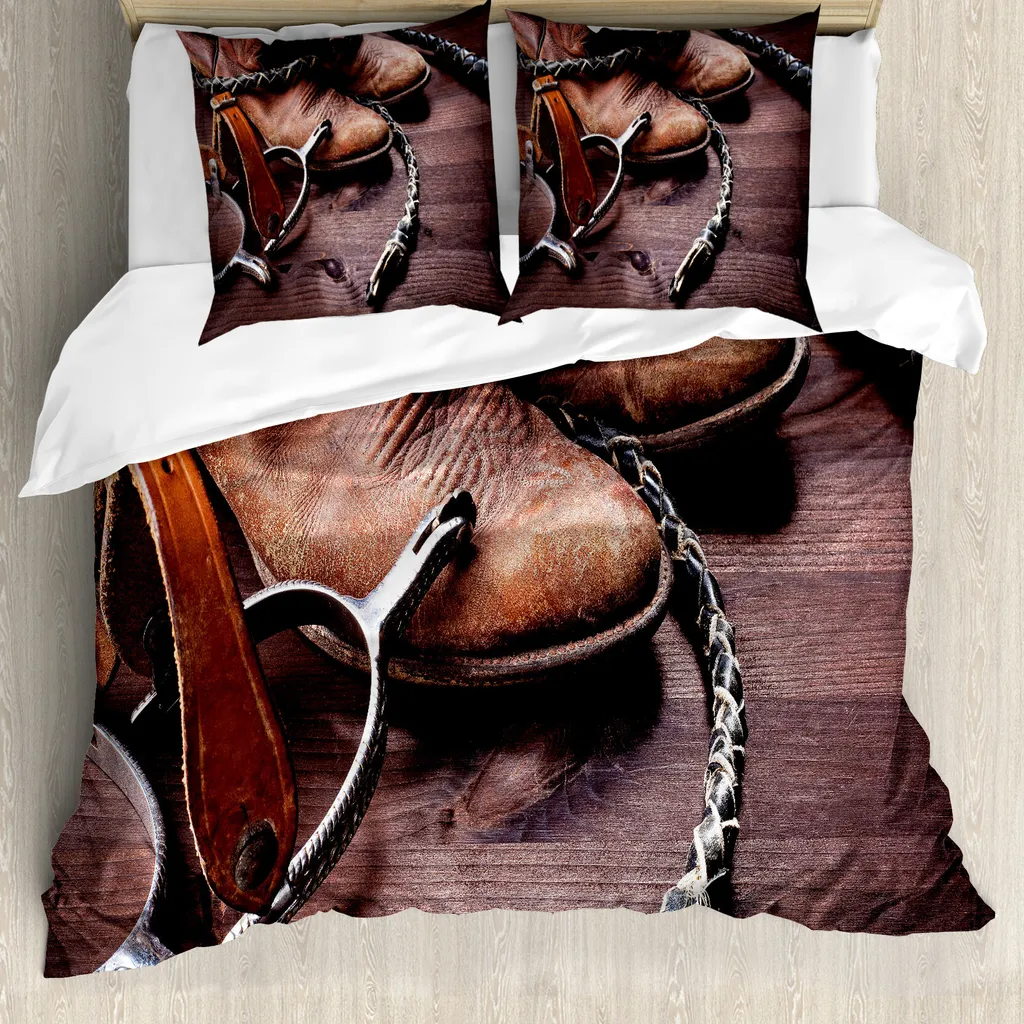 Copripiumino 200x200 Western ABAKUHAUS: Stile Ranch e Relax Totale