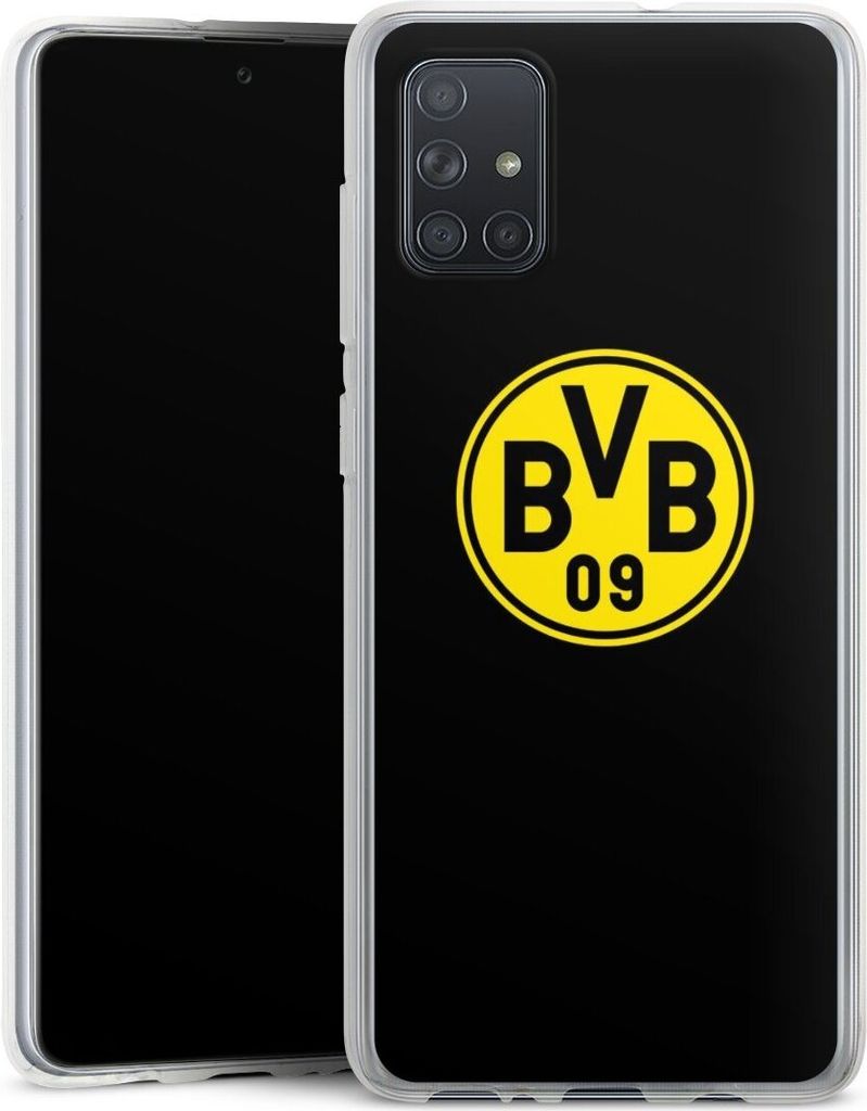 DeinDesign Handyhülle für Samsung Galaxy A71 Silikon Hülle Case Smartphone Schutzhülle BVB Borussia Dortmund Logo
