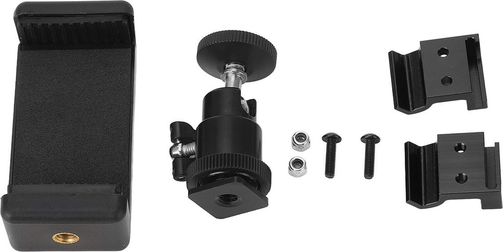 Universeller Smartphone-Halter, für Traxxas TX TQi Fernbedienung, verstellbar & stabil, für Handys ab 5,5 Zoll, schwarz