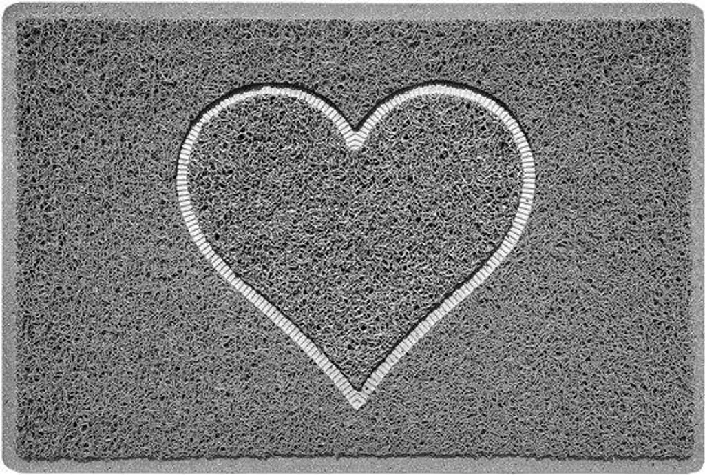 Aménagez votre terrasse avec ce tapis gris en relief spécial intempéries