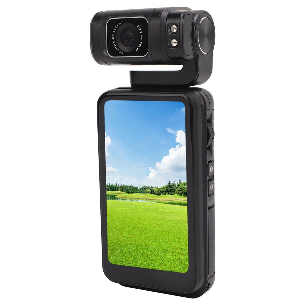 5K Videokamera,Video Camcorder,5K Wifi Camcorder,48MP WiFi IR Nachtsichtkamera,10X Digital Zoom Vlog Kamera,5K Kamera drehbarer Touchscreen