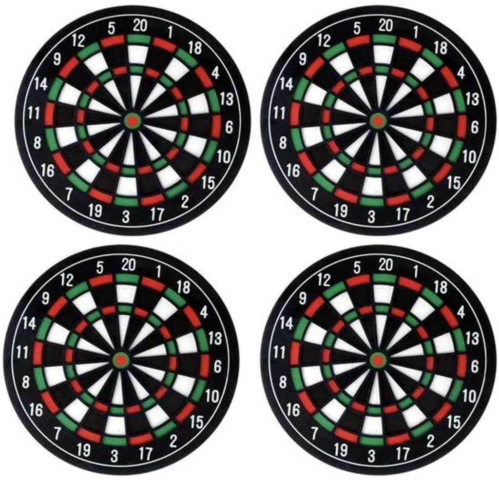 Dessous de verre antidérapants lot de 4 pour protection table et bar